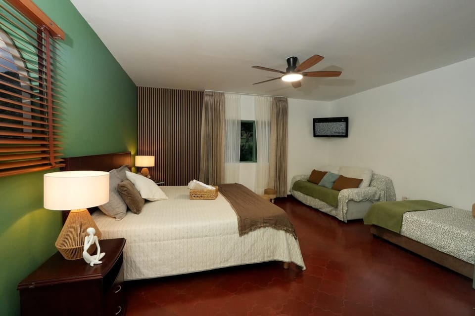 Bed, Living room, Photo of the whole room, Bedroom