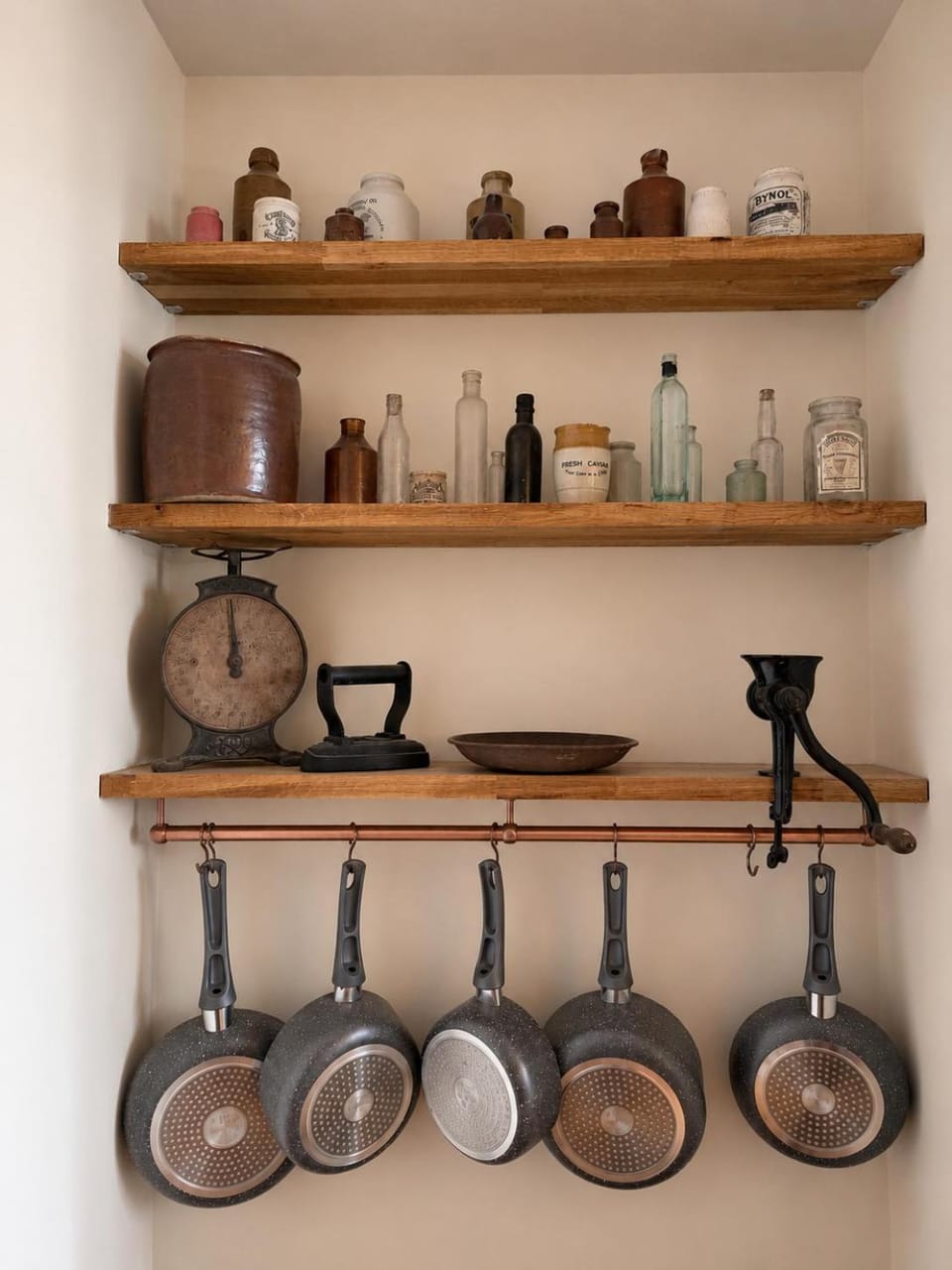 Kitchen or kitchenette, Decorative detail