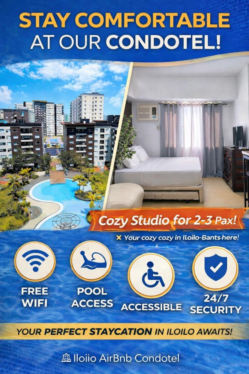 Stylish Stay in Atria Park District - Prime Location Hotel in Iloilo City