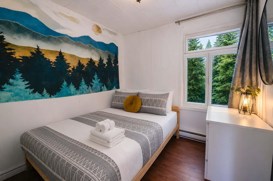 Le refuge entre 2 Monts - Spa BBQ & Peace Chalet in Quebec