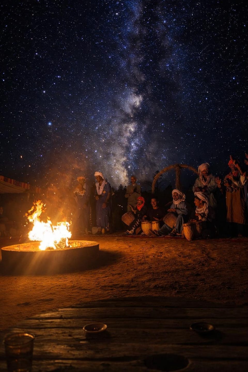 Night, People, group of guests