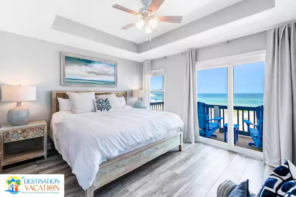 Gulf Shores Paradise Beachfront 5BR Pool Views Apartment in West Beach