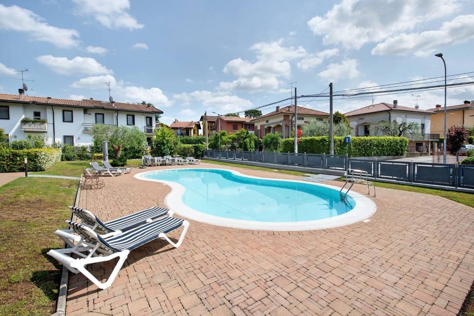 Property building, Living room, Swimming pool