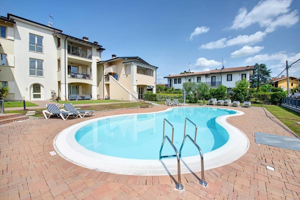 Property building, Living room, Swimming pool