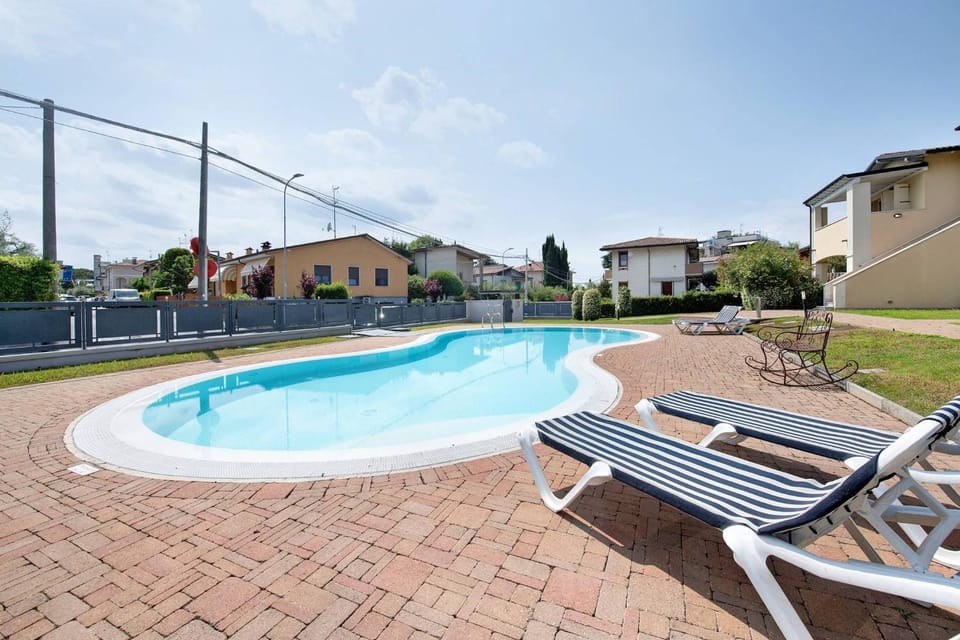 Property building, Living room, Swimming pool