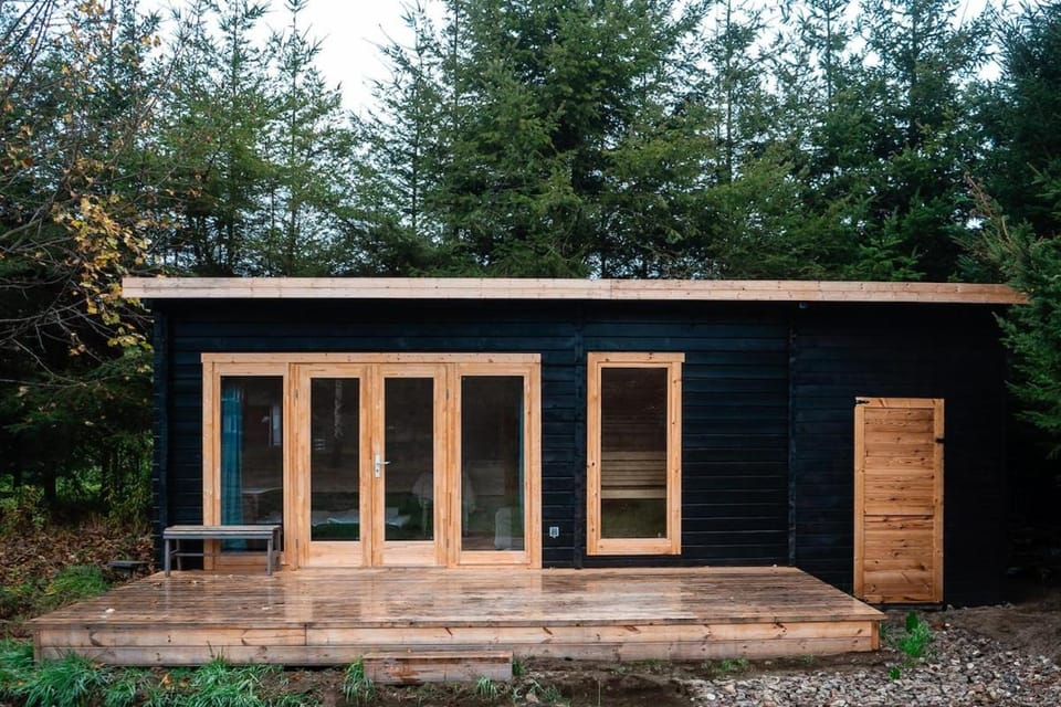 Award-winning A-Frame with Sauna by Sea & Nature House in West Pomeranian Voivodeship, Poland
