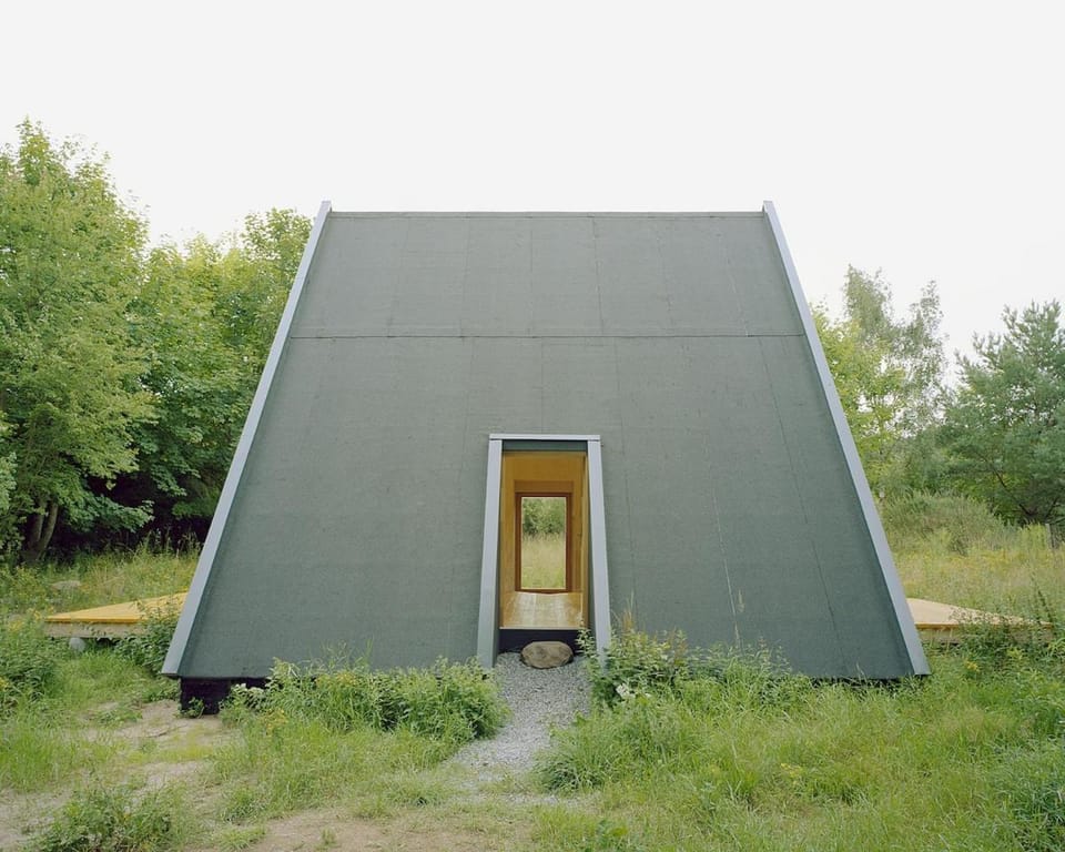 Award-winning A-Frame with Sauna by Sea & Nature House in West Pomeranian Voivodeship, Poland