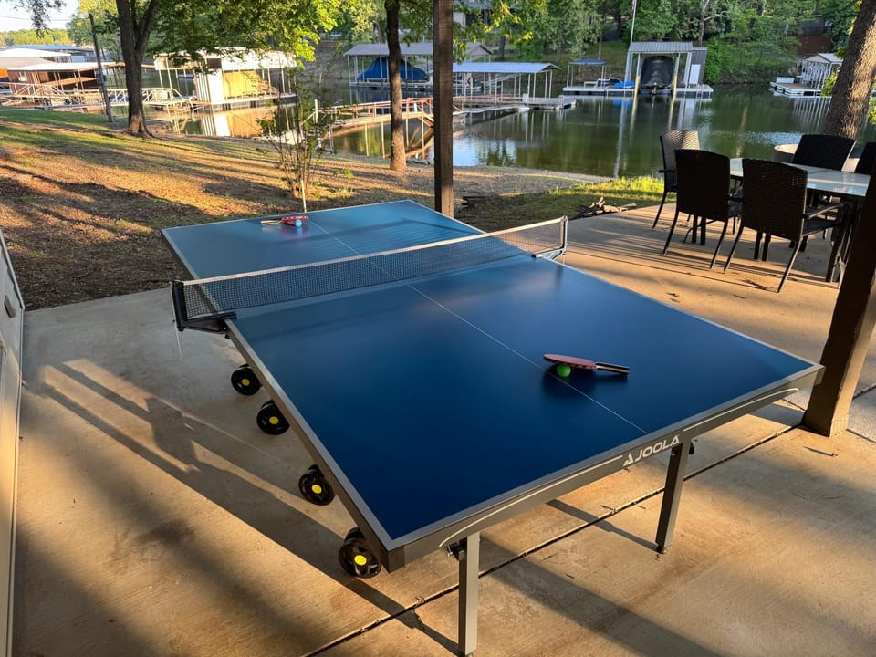 Patio, Table tennis, Lake view
