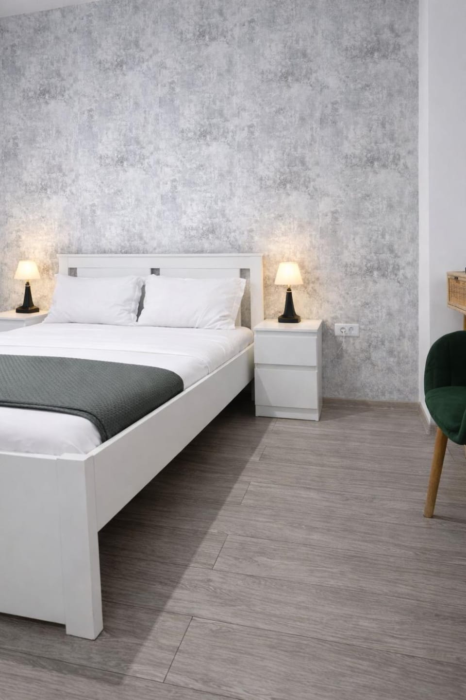 Luxury White Studio Apartment in Romania