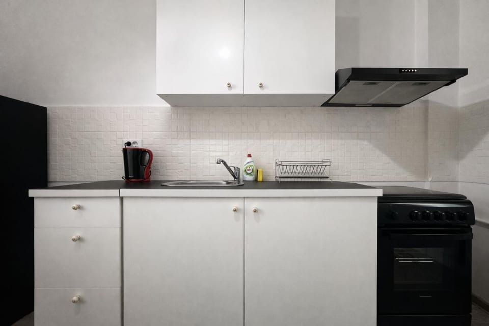 Luxury White Studio Apartment in Romania