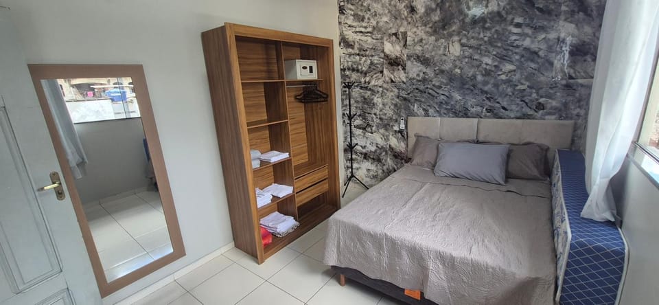 Bed, Photo of the whole room, Bedroom, towels, wardrobe