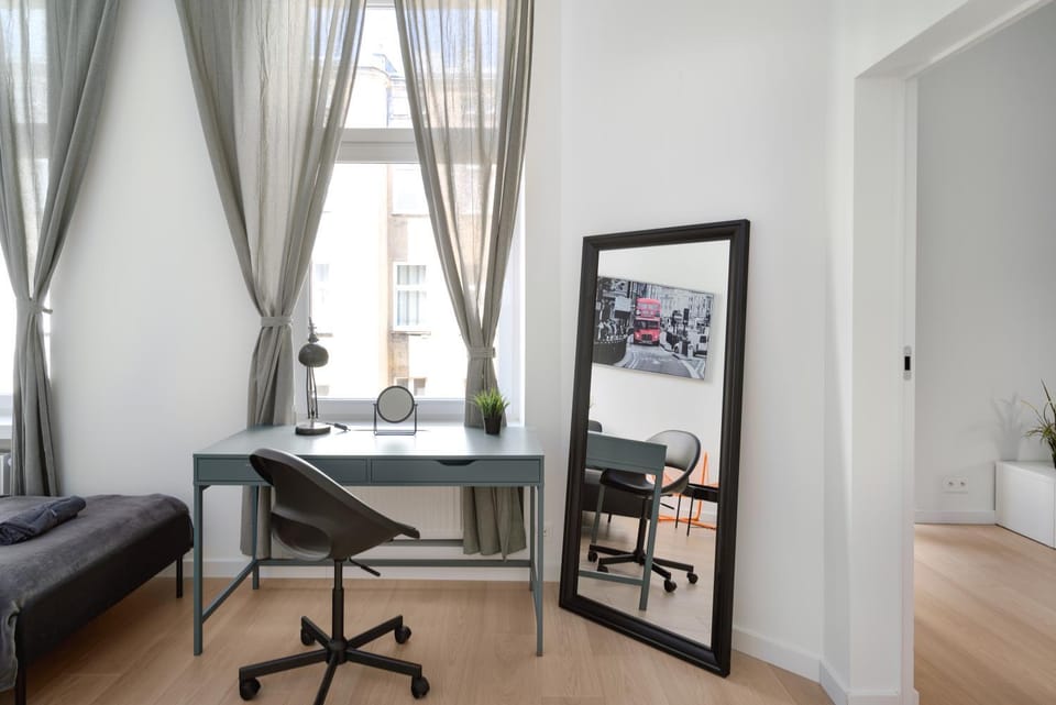 Dining area, hair dresser