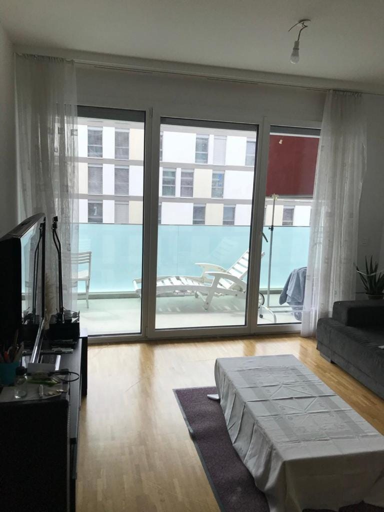 Prive room in new apartment at Chemin Daniel Ihly, Petit Lancy Bed and Breakfast in Geneva