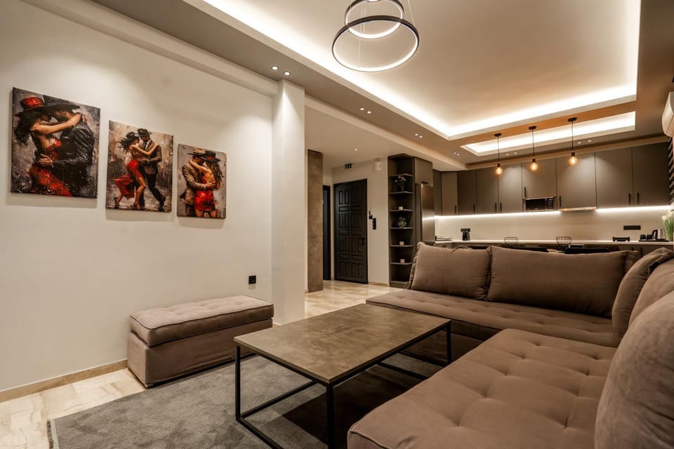 Living room, Seating area, air conditioner