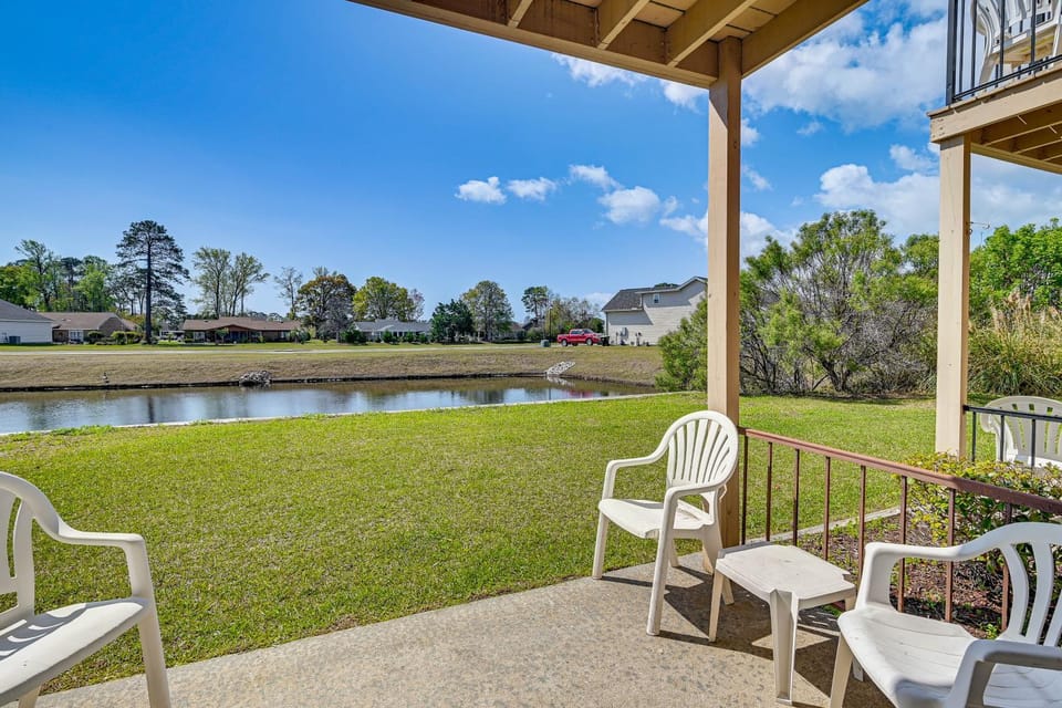 Water-View Patio! Condo 2 Mi to Surfside Beach House in Surfside Beach
