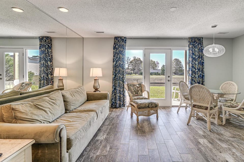 Water-View Patio! Condo 2 Mi to Surfside Beach House in Surfside Beach