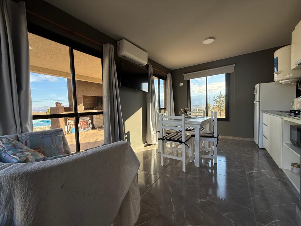 Kitchen or kitchenette, Living room, Dining area