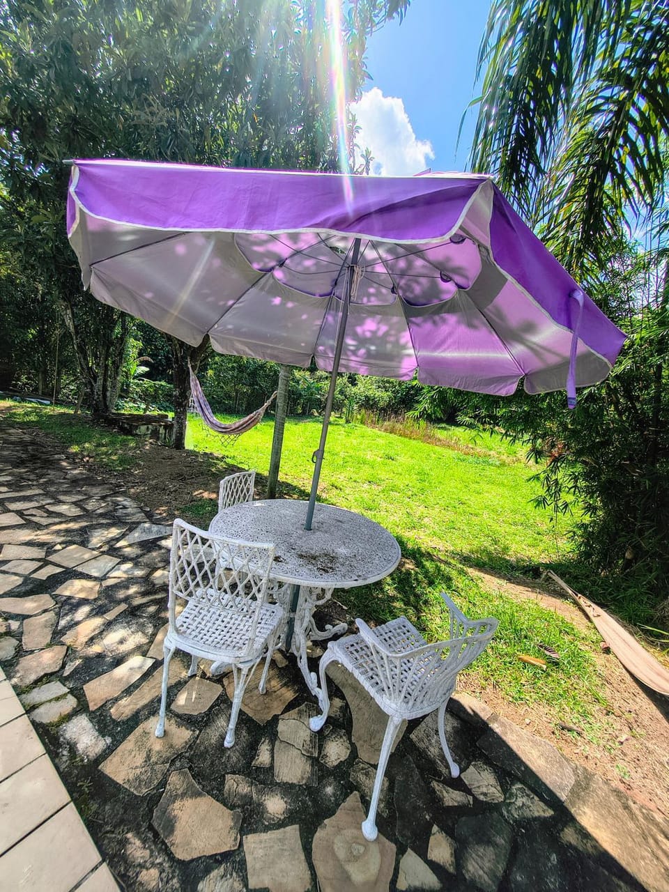 Patio, Dining area, Garden view