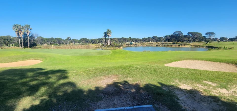 Day, Natural landscape, Golfcourse, Lake view