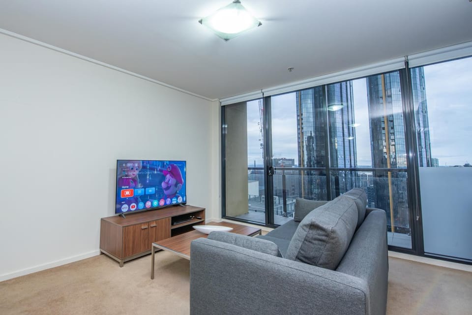 Living room, City view