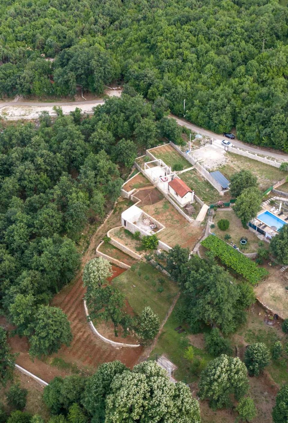 Natural landscape, Bird's eye view