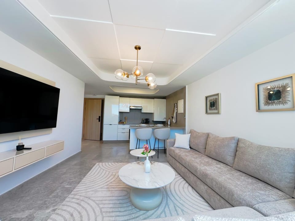 Living room, City view
