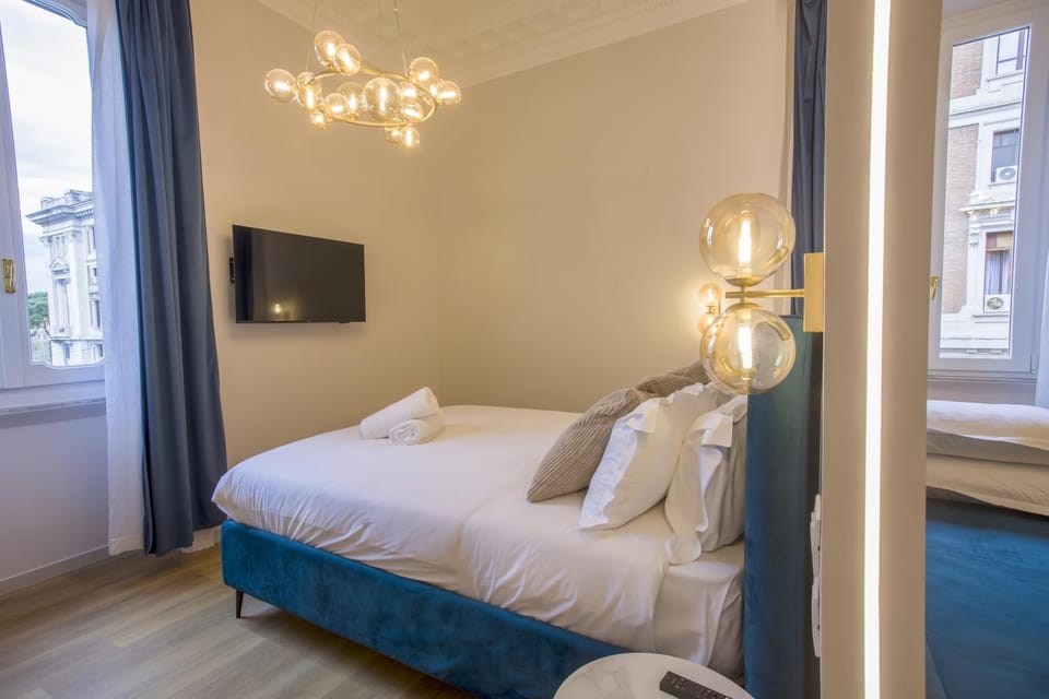 Bed, Bed, TV and multimedia, Photo of the whole room, Bedroom