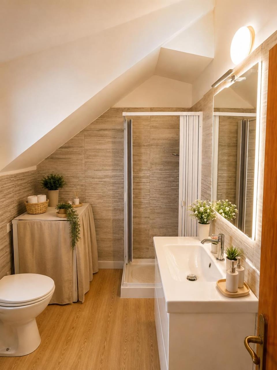 Shower, Toilet, Bathroom, bidet, towels, washing machine