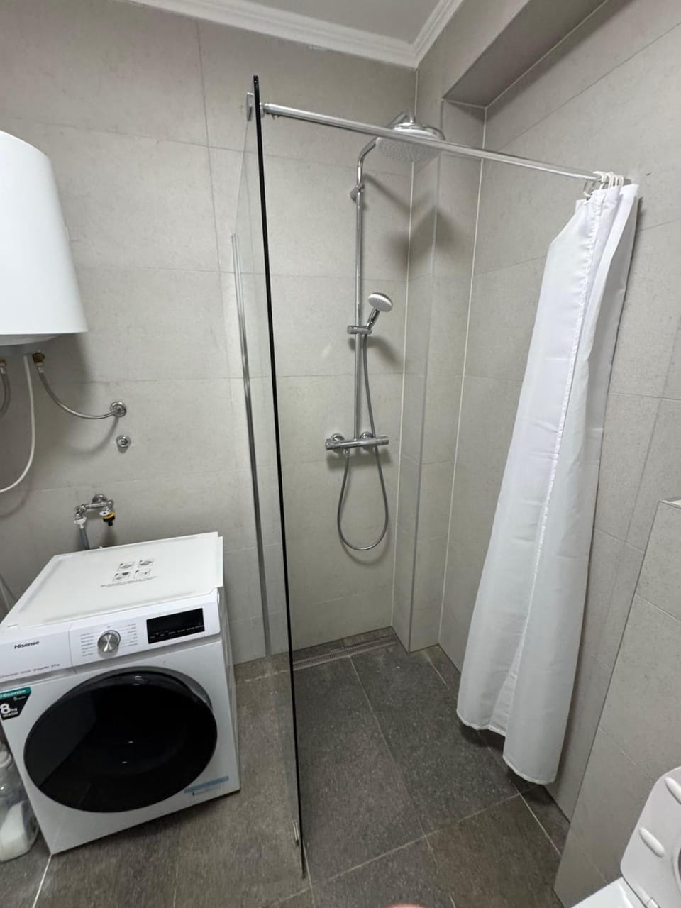 Shower, Bathroom, washing machine