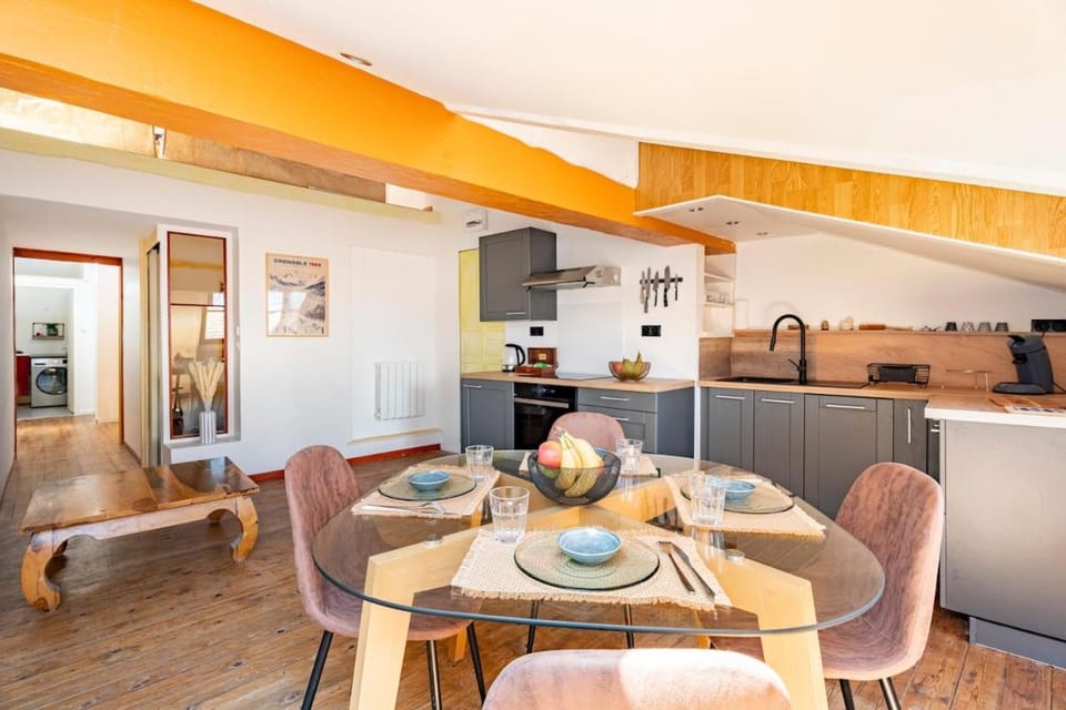 Bright T4 in central Grenoble - Mountain view Apartment in Grenoble