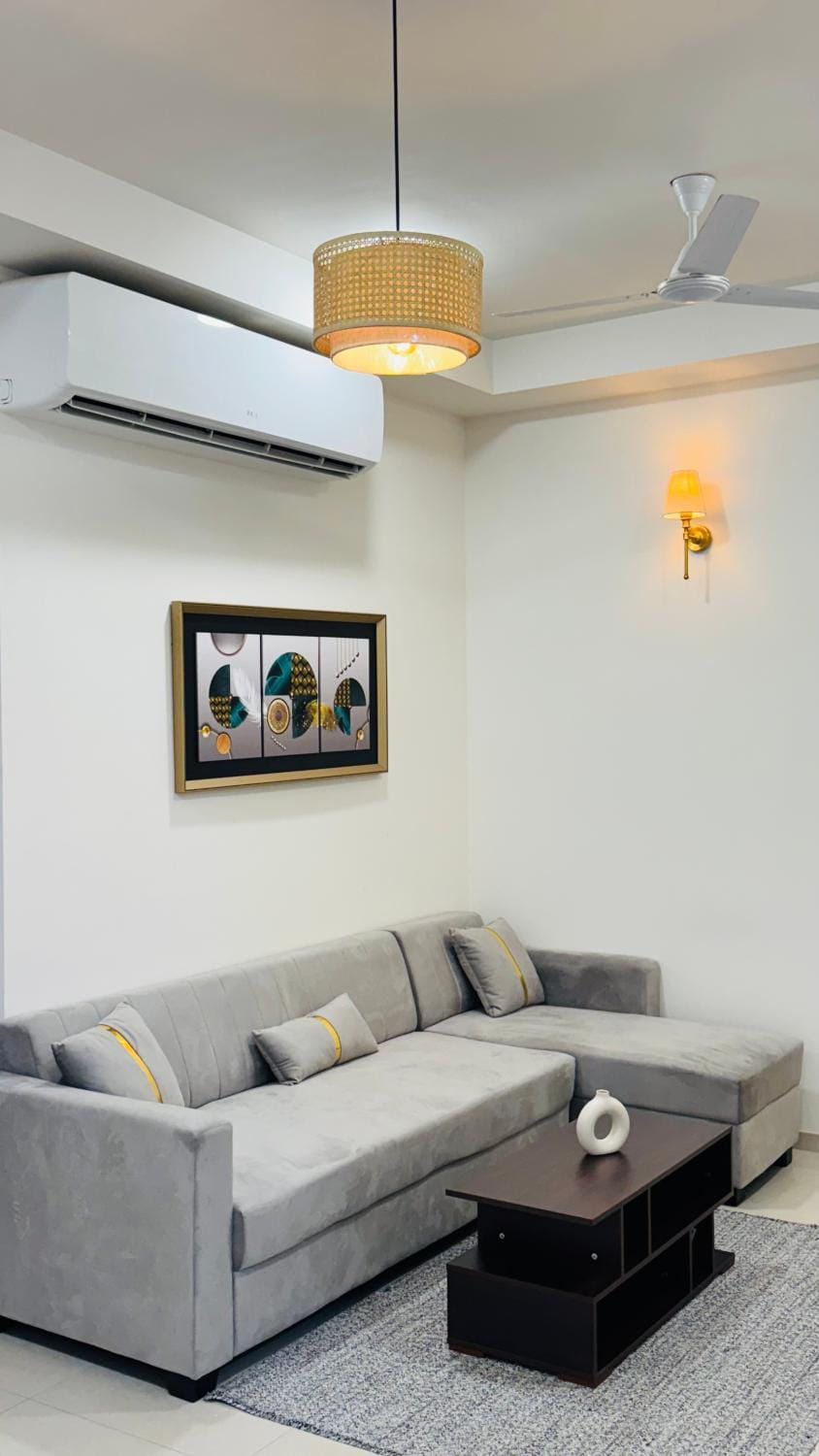 Living room, Seating area, air conditioner
