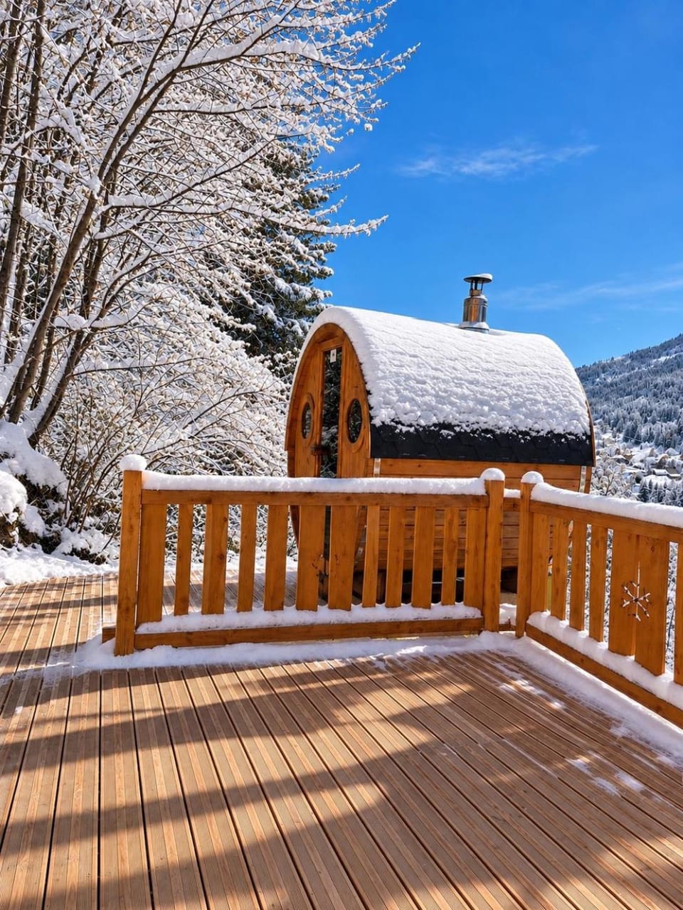 Le Jedlina - T2 sauna privé extérieur, parking gratuit Apartment in Briançon