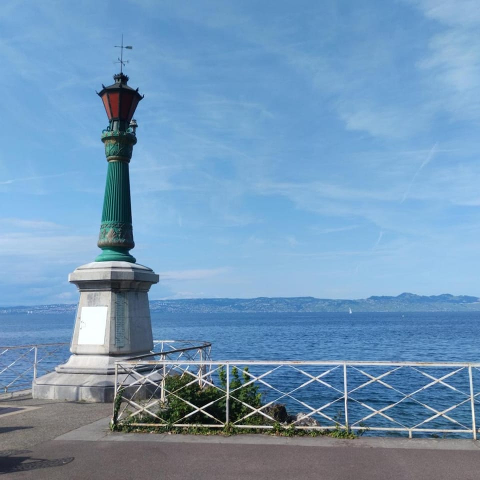 The Sumptuous Balconies of the Lake Apartment in Évian-les-Bains