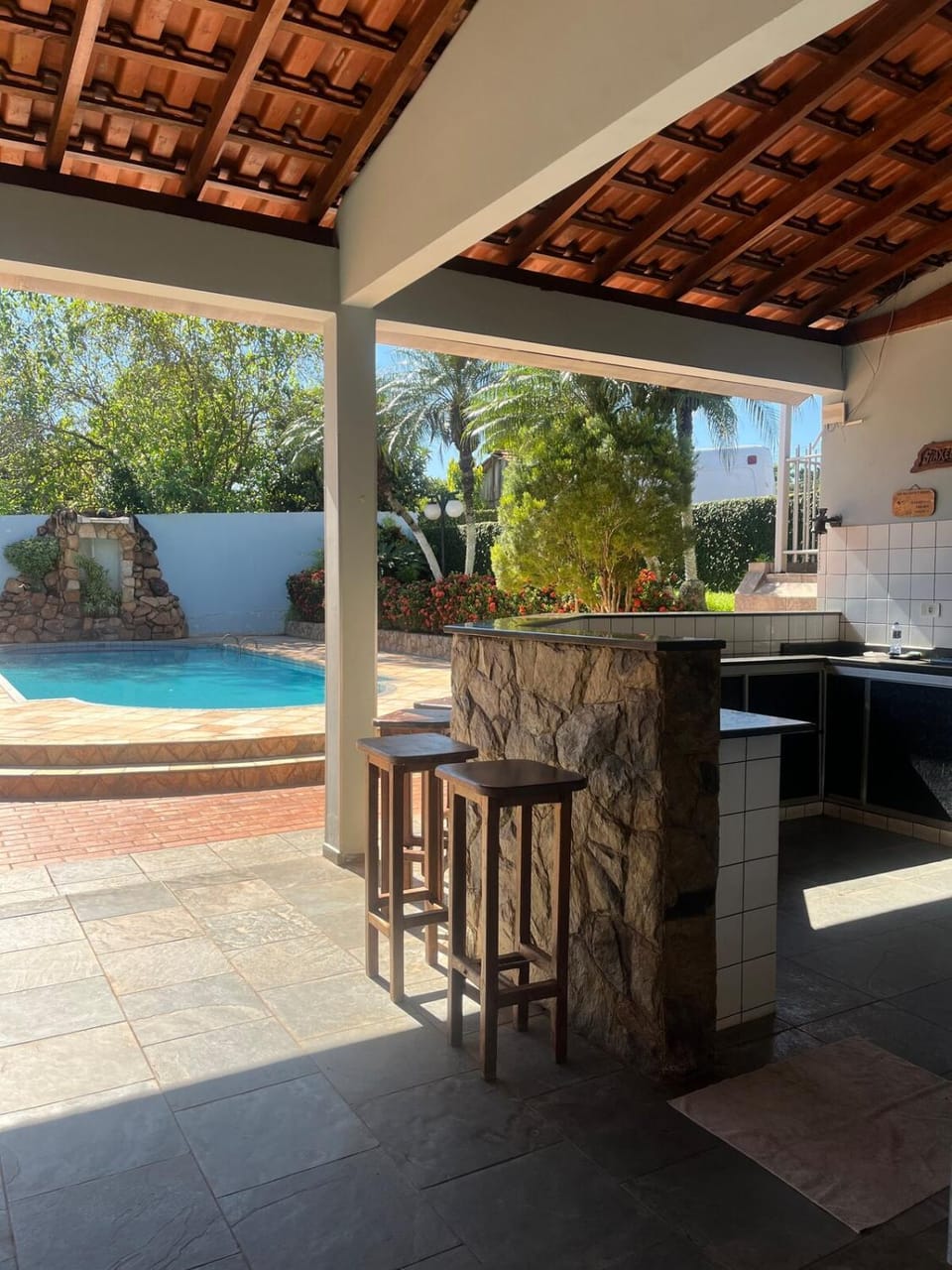 Chácara com campo, piscina e churrasqueira em Paiçandu House in Maringá