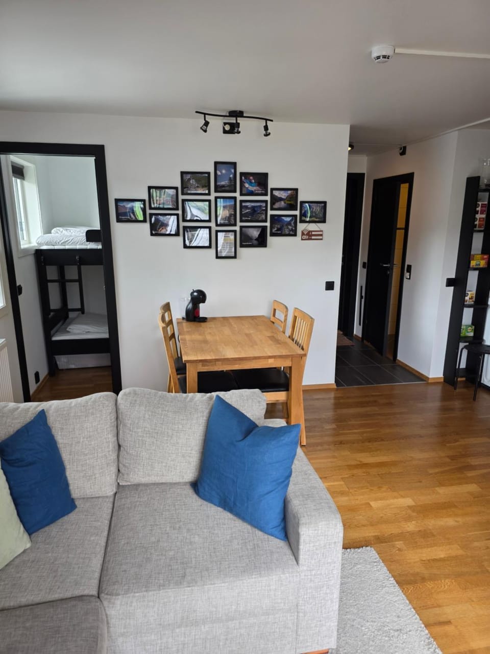 Apartment with terrace, pool, sauna, and free parking Apartment in Vestland