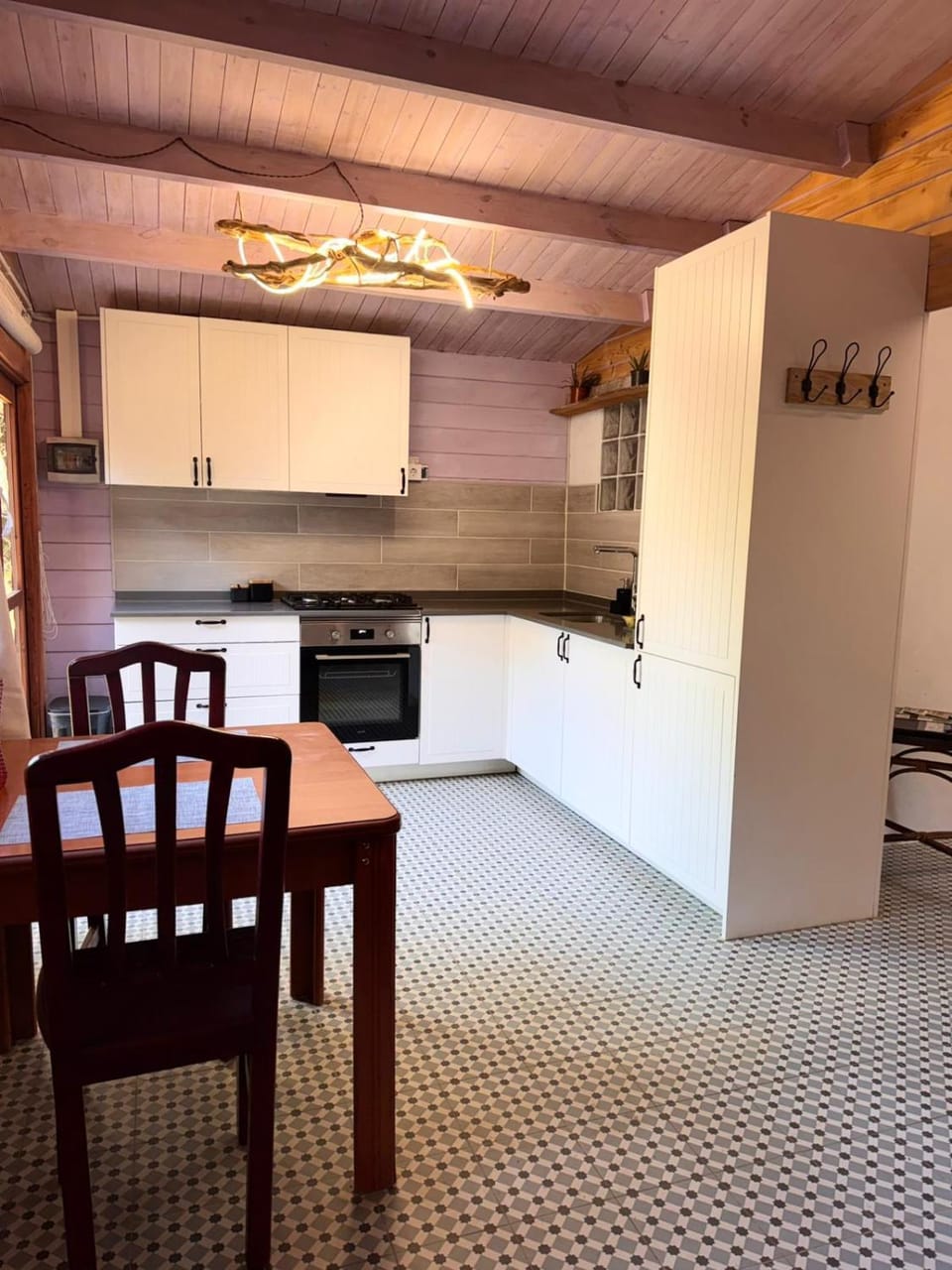 Kitchen or kitchenette, oven, stove, kitchen