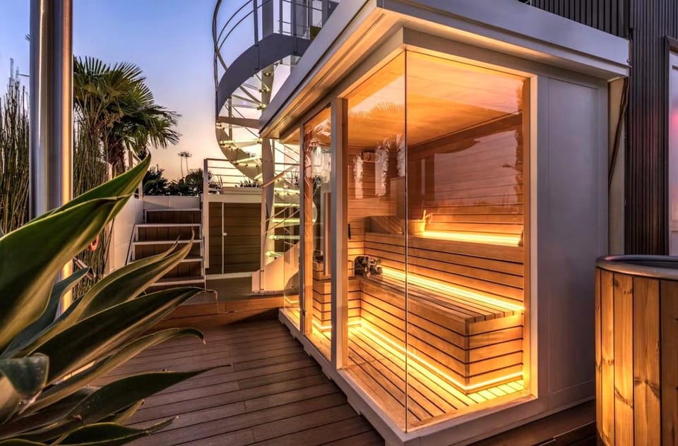 Patio, Day, Sauna, Sauna, View (from property/room), Balcony/Terrace