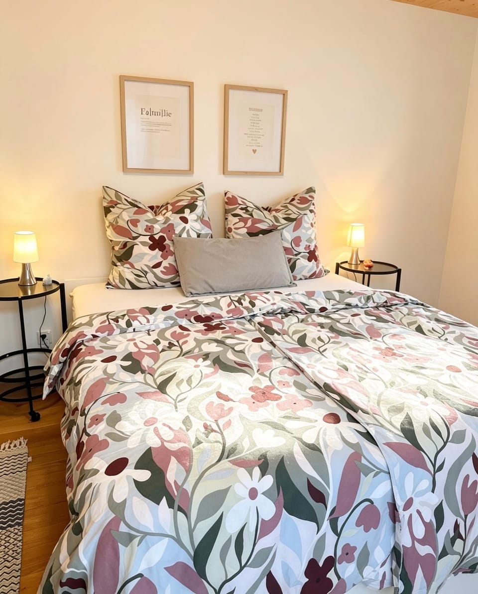 Bedroom, children, Family
