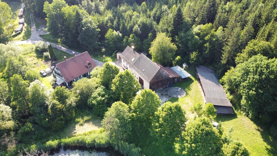 Property building, Spring, Day, Neighbourhood, Natural landscape, Bird's eye view, Street view