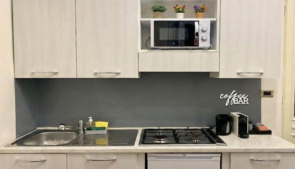 Coffee/tea facilities, Kitchen or kitchenette, stove
