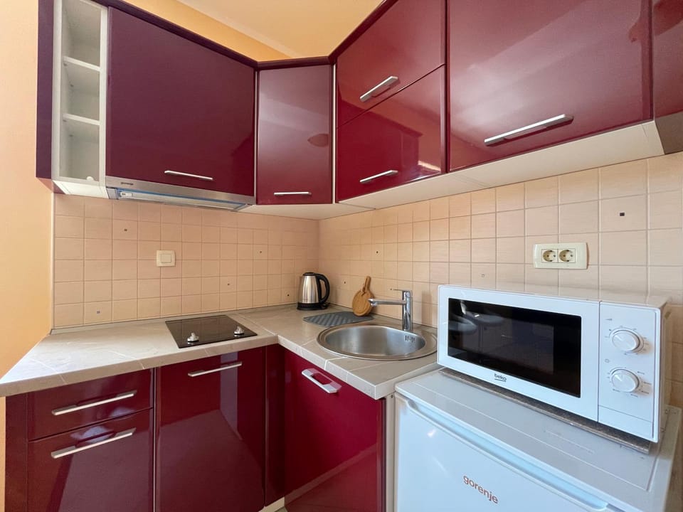 Coffee/tea facilities, oven, stove, toaster