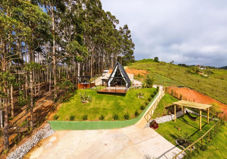 Chalé 4 Elementos Teresópolis - vista panorâmica e privacidade Chalet in State of Rio de Janeiro