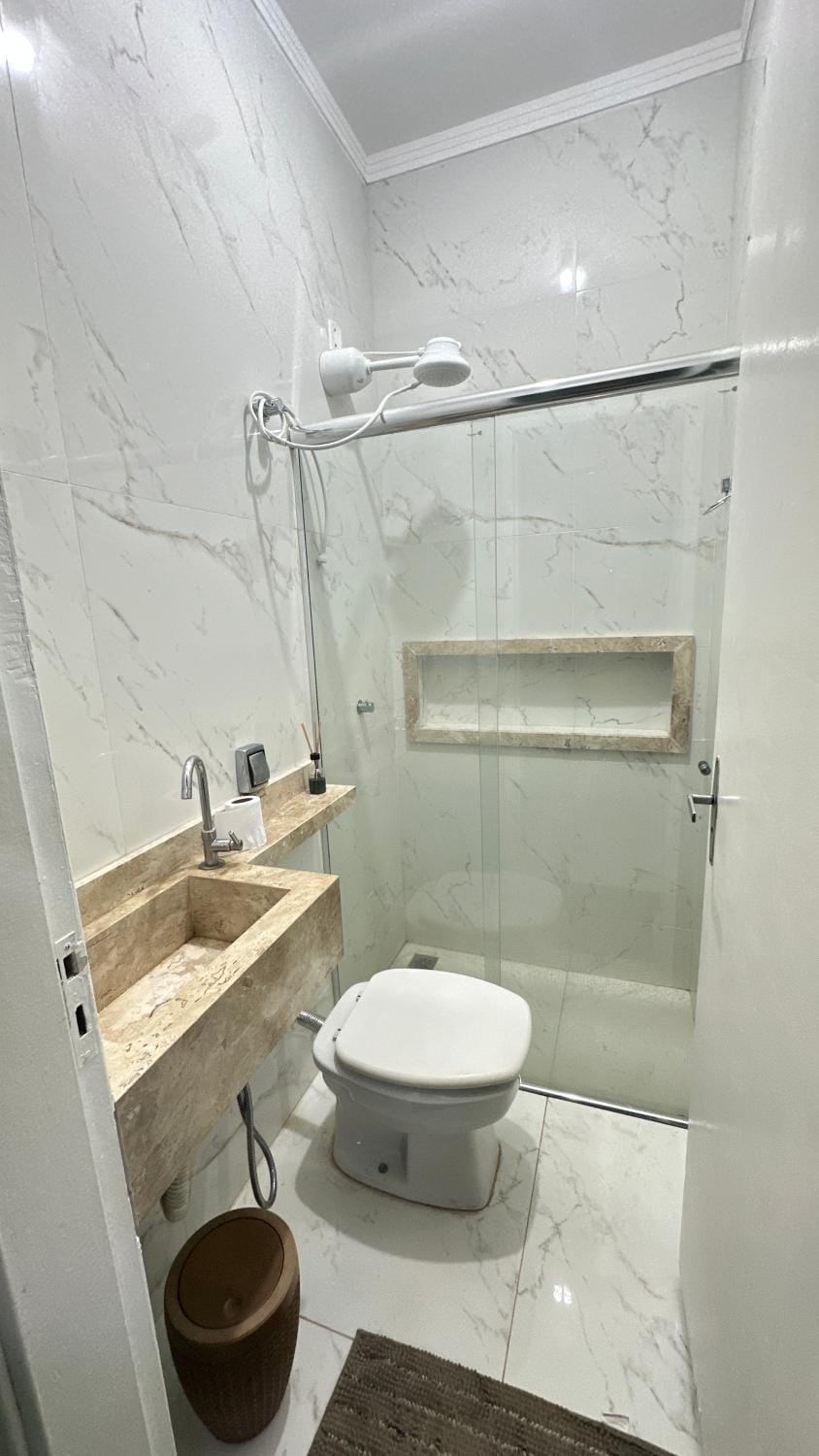 Quarto com banheiro Bed and Breakfast in São José do Rio Preto