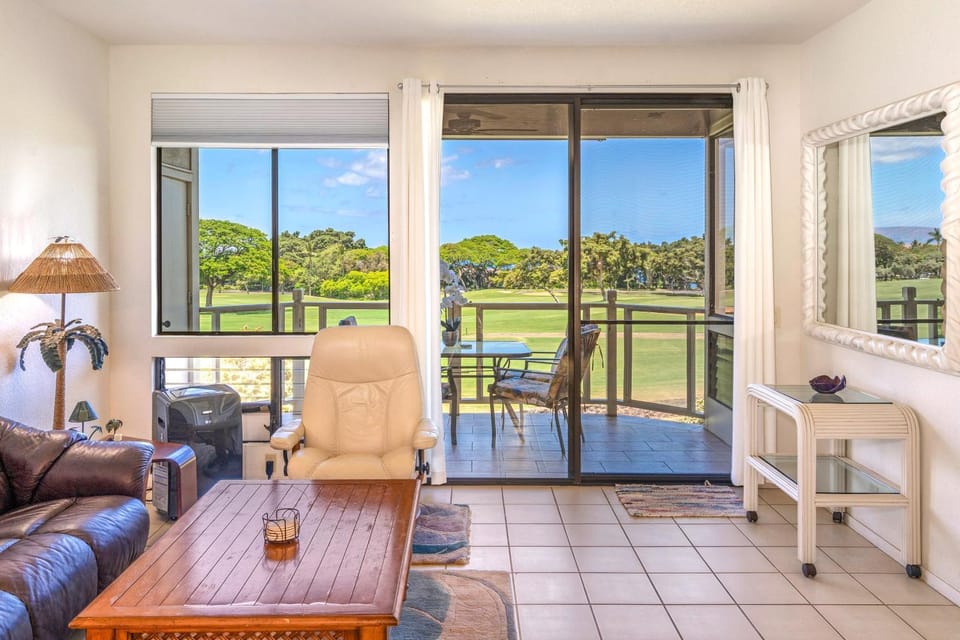 Grand Champions #147 Golf Course Views Full Kitchen AC In Bedrooms Apartment in Wailea