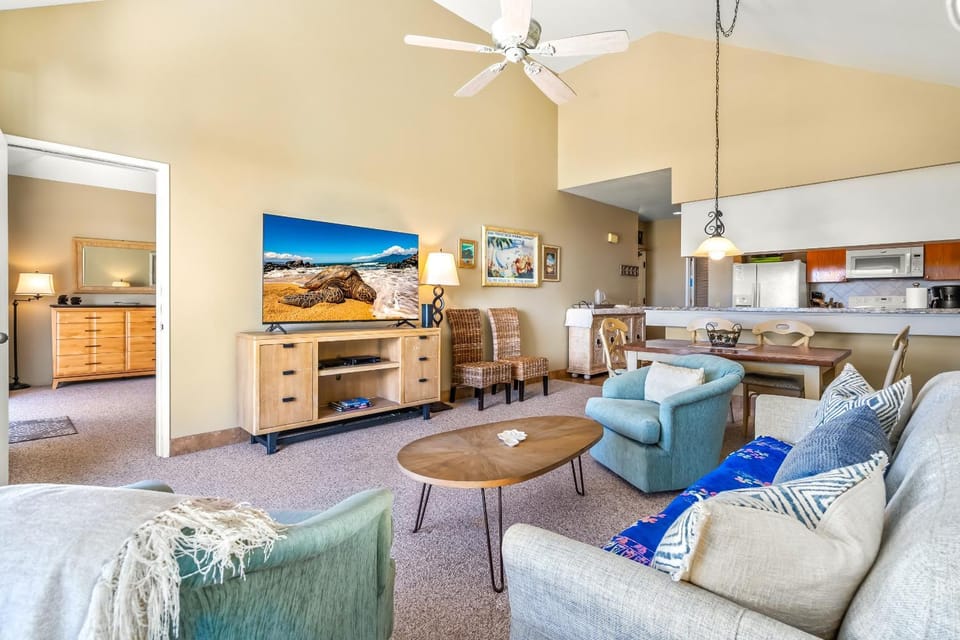 Grand Champions #45, Great Rates, Ocean view condo, A/C, Shared Hot Tub Apartment in Wailea