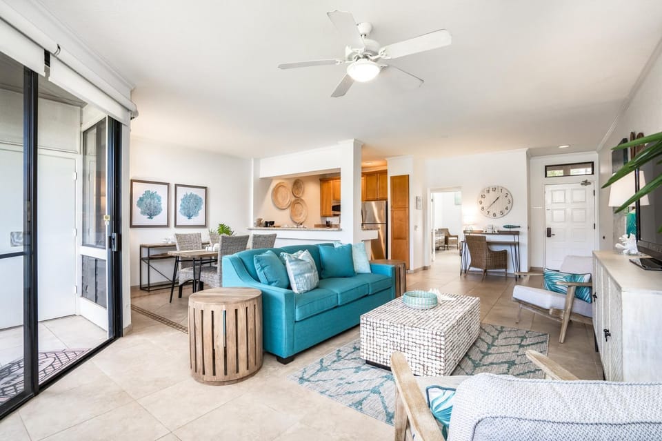 Grand Champions #79 Renovated Ground Floor, Ocean and Golf Course Views Apartment in Wailea