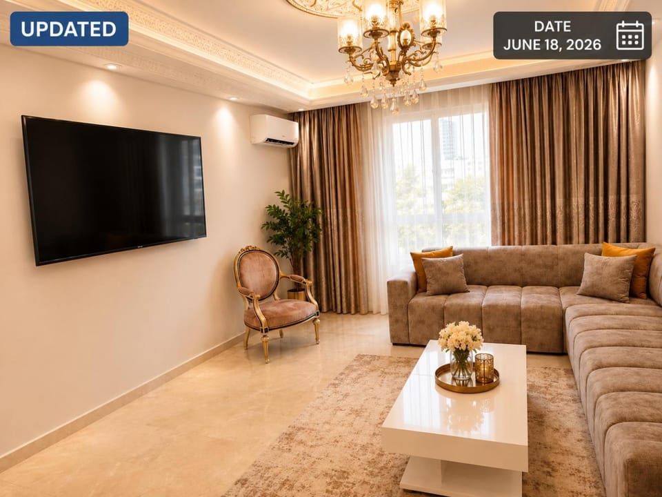 Appartement 3 chambres moderne pres Hilton mer centres commerciaux et Gare TGV mobilier neuf Apartment in Tangier