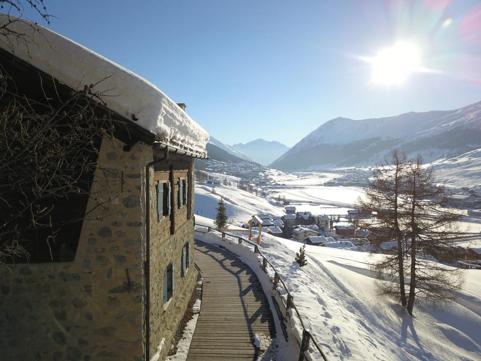 Property building, Day, Winter, View (from property/room), Mountain view