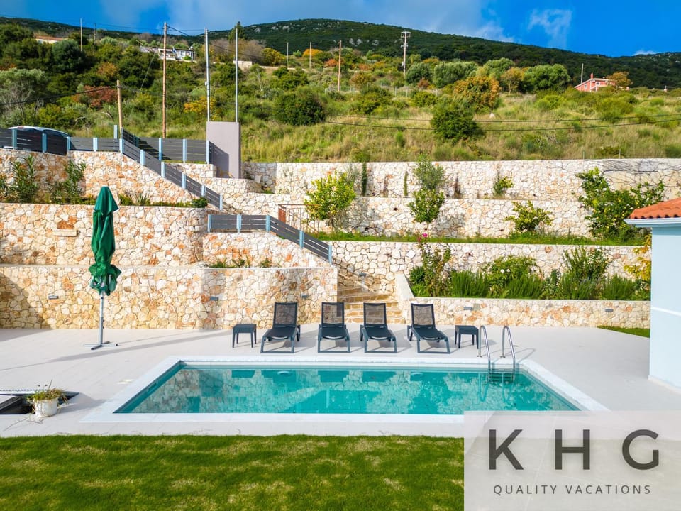 Two villas Golden sun villas with private pools near Skala village Villa in Cephalonia