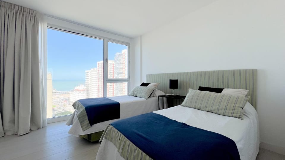 Bed, Photo of the whole room, Bedroom, Sea view